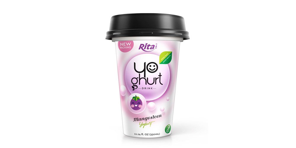 Rita Brand Yogurt Drink With Mangosteen Flavor 330ml PP Cup